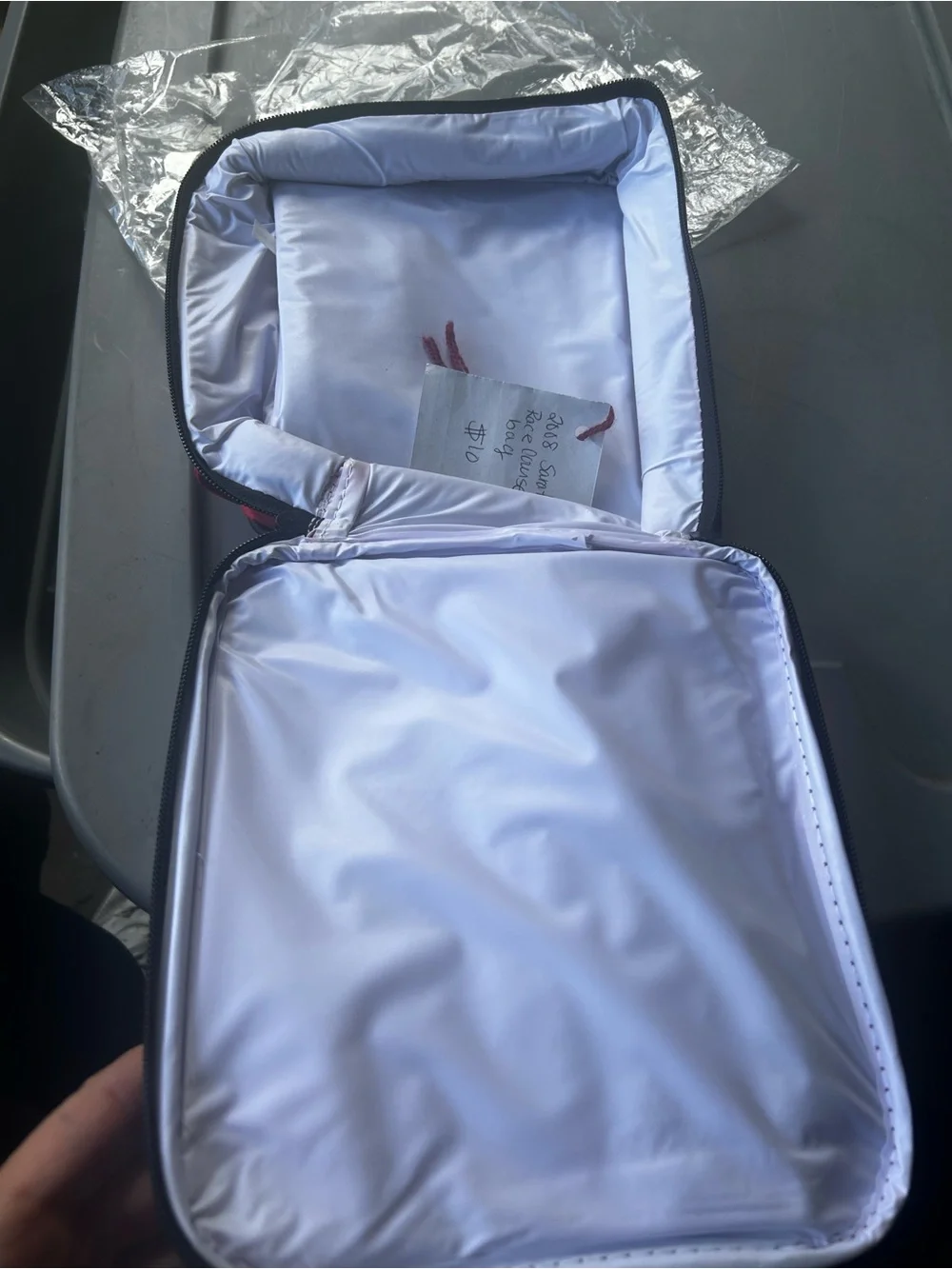 Red Insulated Lunch Tote, from Saratoga